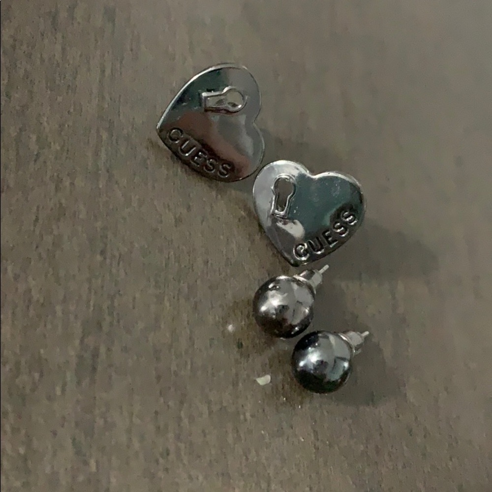 Guess Earrings 2 pairs!!